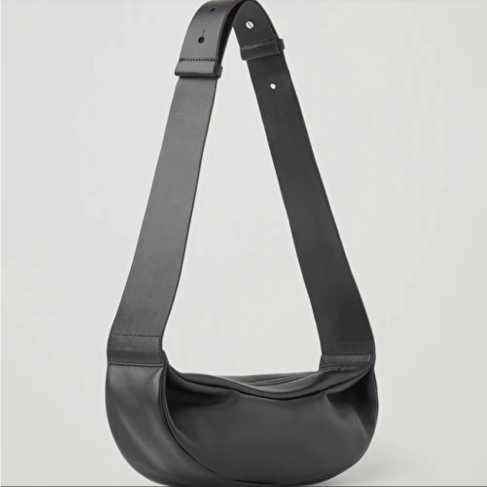 COS Leather Crossbody Bag - Black, NWT